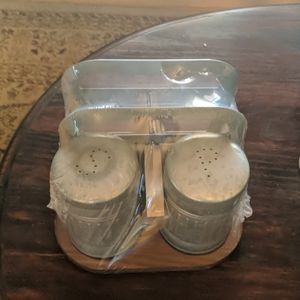 Better homes and gardens galvanized salt/pepper an
